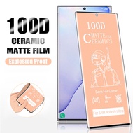 SAMSUNG S20 ultra plus,Note8 /Note9,Note20,Note 20 ultra Full Glue Matte Ceramic Soft Tempered Glass