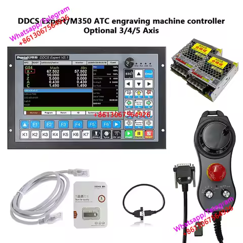 Ddcs-expert 3/4/5axis Motion Controller G Code Supports Tool Magazine Atc Cnc Multi-process Machinin