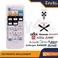 RM-F989 Universal Fan Remote Control All In 1 F989V MTR Universal Fan Remote Control All In 1 Use For Deka Elmark KDK Alpha PANASONIC KHIND MILUX Wings Deka Winter Euroun