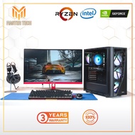 Master Tech Budget Custom PC Set / Intel Core i3-10105 i5-9400 / AMD Ryzen 5 3600 5600G / GT 1030 GT