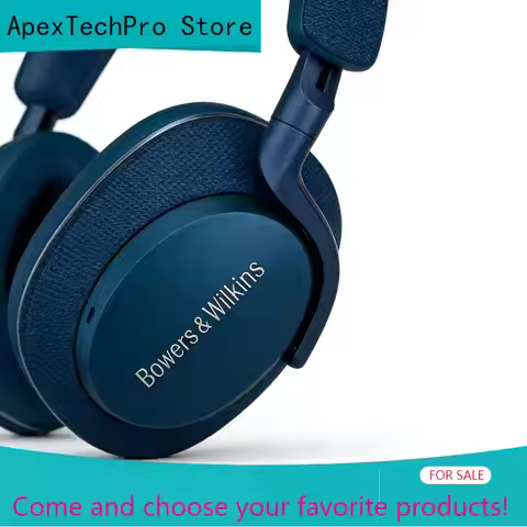 ApexTPOriginal Bowers&Wilkins Px7 S2 Wireless Over Ear Headphones Slim&Lightweight 15-Min Quick Char