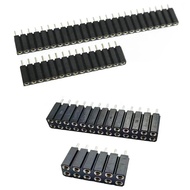 10pc 2.54mm PH7 Extra Insulation Dual 2x1-40P Single 1X1-40P PCB IC Crystal Transistor Round Hole So