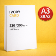 π£π₯ππ‘π§ π¦π’π¨π₯ππ - A3 SRA3 Ivory Card (2 side matt) 230gsm 300gsm