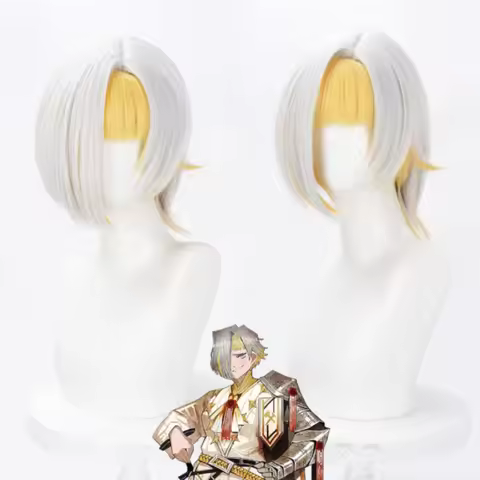 Dimension Fantasy Border Prison Bus Company Cosplay Kromer Wig Realistic Scalp Synthetic Fiber Wig
