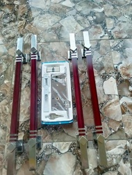 { isi 4 + kunci } merah marun handle pintu rumah 60cm / gagang pintu stainles