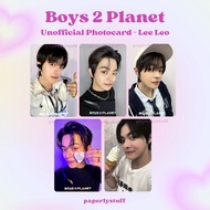 Boys II Planet Unofficial Photocard - Lee Leo Boys 2 Planets