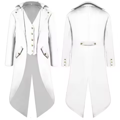 ★DHL New Arrival Medieval EURO SIZE Halloween Cosplay Costume Men s Steampunk Gothic Jacket Victoria