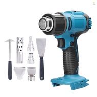 5 Nozzles Rechargeable 2 Scrapers with Handheld Hot Adjustable Cordless Lithium Machine Air DOC Makita Power Equipment 18 V Battery Tool Temperatures Compatible Heating
