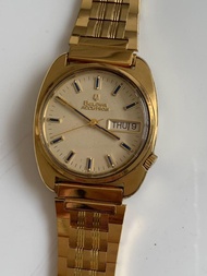 經典古董 瑞士原廠寶路華音叉錶 特厚40M包金 BULOVA ACCUTRON (唔行) M9 機芯 BEZEL GOLD  PLATED G40  MICRONS
