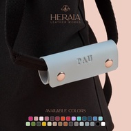 Leather Luggage Handle Sleeve, Wrap, Cover (Standard or Personalized)