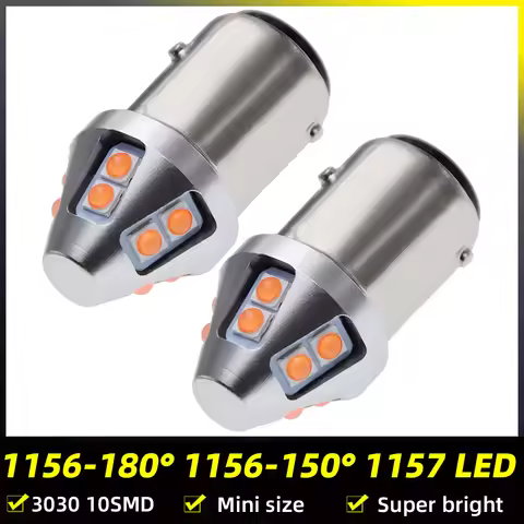 2x 1156 BA15S P21W PY21W BAU15S 1157 P21/5W BAY15D R5W R10W LED Bulbs DRL Position Tail Brake Lamp M