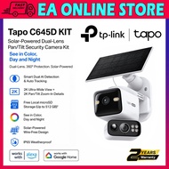 TP-Link Tapo C645D KIT 2K 3MP Dual Lens Solar Cam – 2.4/5GHz WiFi 10000mAh Battery – 360 Pan/Tilt AI