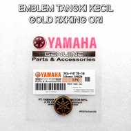 SMALL GOLD TANK EMBLEM RX KING SCORPIO BYSON VIXION ORIGINAL 3KA-F417B-10