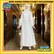 PUTIH Jumbo White Syari Robe Naju-Wanuta Eid Raya Recitation 2024 Imported Muslim Clothes For Teenage Girls Gsmis Adult Raya Premium Imported Latest Invitations For Eid Women 2024 Muslimah Clothing Waniya Ld 130 Ihram Clothes [La Moslem] Rend White Abaya