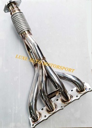 100% Mitsubishi Lancer / Proton Inspira / Mitsubishi SportBack Extractor 421 (Flex) Exhaust Stainles