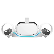 VR Stand for Oculus Quest 2 Charging Dock Wall Mount Stand Charger Dock Fast Charging Station with B