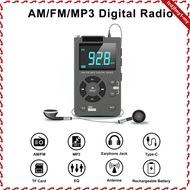 [LzdjfmybfMY] AM FM Radio Multifunctional AM/FM/MP3 Digital Radio for Indoor