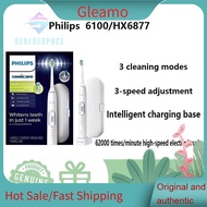 Gleamo Philips Sonicare ProtectiveClean 6100 Rechargeable Electric Power Toothbrush, White, HX6877