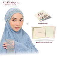 [Kiriman Jiwa] Siti Khadijah Telekung Nefertari Kaneshon in Pewter Blue + SK Lite Gift Box