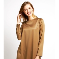 Long Dress Women Sophie Martin Bugrane Dl028B7 Chocolate Muslim Branded Paris Fashion Import