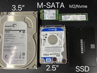 硬碟高價收購3.5”/2.5”/SSD/SAS硬碟 (3.5” 要1TB 以上)(2.5”要500GB以上)(SSD要128GB以上)量大價高