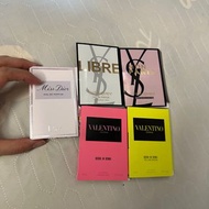 香水sample YSL Dior  Valentino
