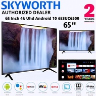 NEW 2022 model Skyworth  model 65” LED Android 10.0 smart TV