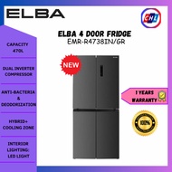 ELBA 4 DOOR FRIDGE EMR-R4738IN/GR
