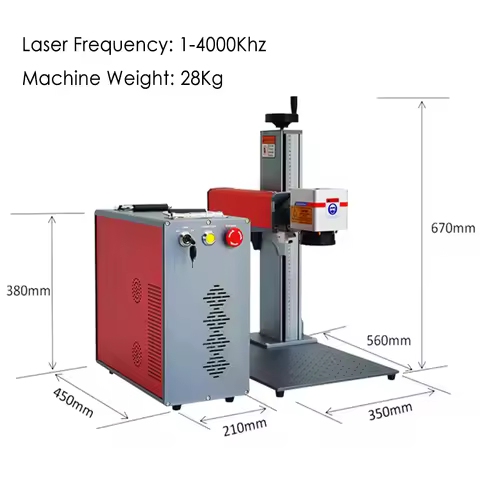 Bing Yan Best Quality and Price Mopa Fiber Laser 60Watt Jpt Laser Marking Engraving Machines