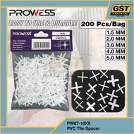 PVC Tile Spacer 200PCS 1.5MM 2MM 3MM 4MM 5MM Tile Gap Spacer Cross Tile Spacer