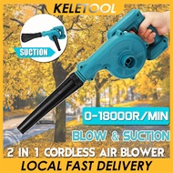 Tembak Mesin angin air Blower Rumput cordless portable blower Vacuum dan blower penyembur air bateri