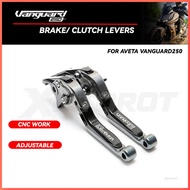 For AVETA VANGUARD 250 Brake Lever Set Adjustable Folding Handle Levers Motorcycle Accessories Parts