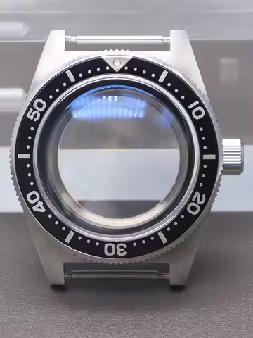 40mm Men's Watch Cases Sapphire Glass Waterproof For Seiko NH35 NH36 NH38 4R36 Movement 28.5mm Dial 