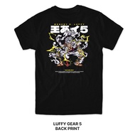 Luffy Gear 5 One Piece Series Baju Tshirt Microfiber