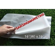 25pcs White Polybag Size 16X16 Polibeg Plantation Bag with UV Nursery