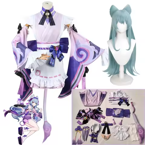 Yumemizuki Mizuki Cosplay Costume Wig for Game Genshin Impact Women Kimono Dress Women Role Play Out