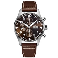 Iwc [New] IWC Men's Watch IWC Pilot Stainless Steel Calendar Chronograph Automatic Mechanical Watch 