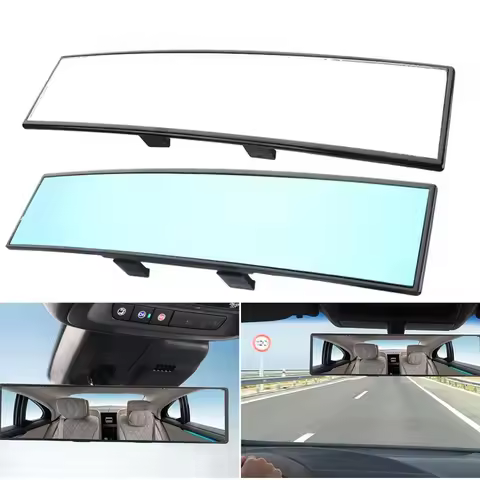 Car Baby Mirrors Interior Rear View Mirror Anti Glare Wide Angle Convex Rearview Mirror Large Vision