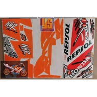 Honda NSR150 NSR RR RRW SP HRC Stripe body sticker