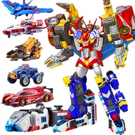 Original 6 IN 1 Master V Ultimate Tobot Transformation Robot to Car Toy Korea Cartoon Brothers Anime