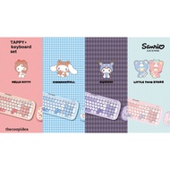 Thecoopidea Sanrio Wireless Keyboard Mouse Set Little Twin Stars Hello Kitty Cinnamoroll Kuromi