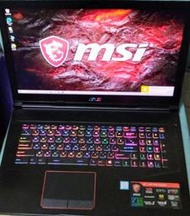 MSI 微星 MS-17C1 17吋 17-7700 記憶體16G SSD256+HD1T 電競筆記型電腦(二手 中古)