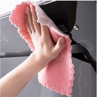 Microfiber Towel 16x27cm Random Colour Microfiber Cloth Dishcloth Kitchen Cloth Kain Lap Dapur