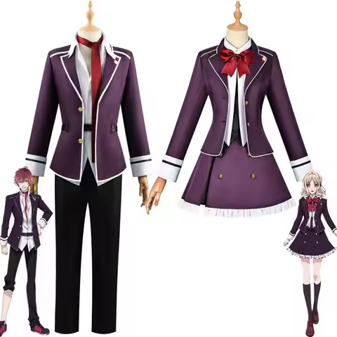 Diabolik Lovers Costume Komori Yui JK Uniform Skirts Sakamaki Ayato Cosplay School Uniforms Hallowee