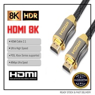 8K Ultra High Speed USB2.1 HDMI Cable 60Hz-120Hz Resolution 7680x4320 48Gbps Transmission CE Mark Pr