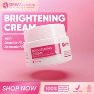 DRW Skincare Brightening Cream Licorice + Astaxanthin 12.5g | Facial Brightening Night Cream | BPOM 