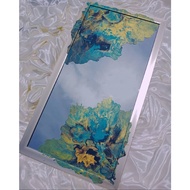 Hand Painting Mirror Acrylic, Cermin Hiasan