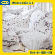 Ikea white floral duvet cover set