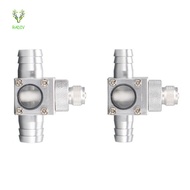 RADIV Fish Tank CO2 Diffuser, 12/16mm Aluminum Alloy CO2 External Atomizer, Practical CO2 Bubble Cou