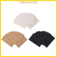 TAK 50 Pcs Vintage Envelopes Retro Kraft Paper Envelope for 4x2 67inch Mail Letters
